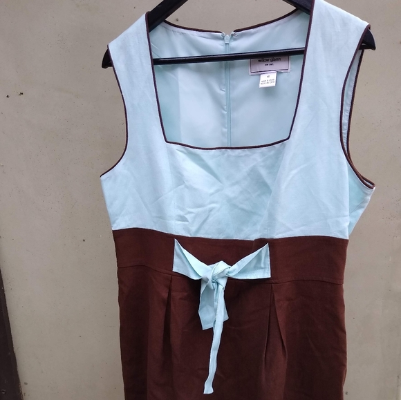 Willow Glenn New York Dresses & Skirts - Willow Glenn New York blue & brown colorblock dess